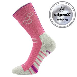 VOXX® ponožky Virgo tm.růžová melé 1 pár 35-38 EU 117219