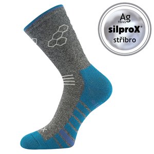 VOXX® ponožky Virgo tm.šedá melé II 1 pár 35-38 EU 117221