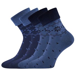 LONKA® ponožky Frotana moon blue 2 pár 35-38 EU 117860