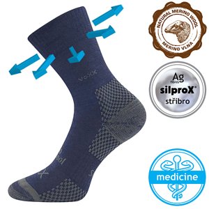 VOXX® ponožky Menkar tm.modrá 1 pár 35-38 EU 119217