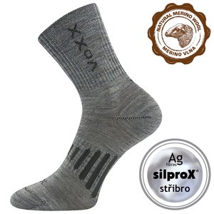 VOXX® ponožky Powrix sv.šedá 1 pár 35-38 EU 119306