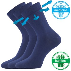 LONKA® ponožky Drbambik tm.modrá 3 pár 35-38 EU 119277
