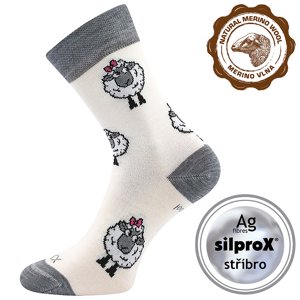 VOXX® ponožky Vlněnka bílá 1 pár 35-38 EU 119472