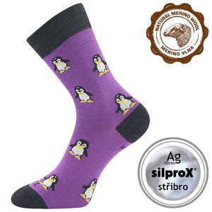 VOXX® ponožky Sněženka fialová 1 pár 35-38 EU 119915