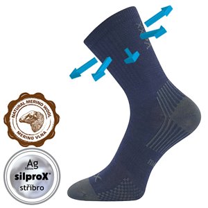 VOXX® ponožky Optimalik tm.modrá 3 pár 25-29 EU 119932