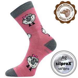 VOXX® ponožky Vlněnka dětská růžová 1 pár 35-38 EU 120045