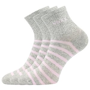 VOXX® ponožky Boxana sv.šedá melé 3 pár 000004225100100450