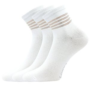 LONKA® ponožky Fasketa bílá 3 pár 35-38 EU 119975