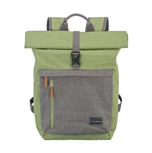 Travelite Basics Roll-up Backpack Green/Grey 35 L TRAVELITE-96310-80