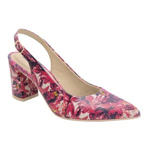 Piccadilly 745145-1 Dámské sandály na podpatku růžové 37