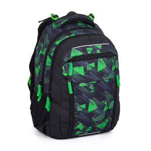 Bagmaster PORTO 24 A školní batoh – černo-zelený zelená 29 l 230267