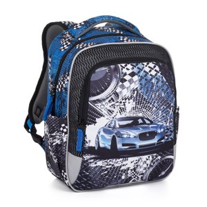 Bagmaster MINI 24 B předškolní batoh – auto modrá 230274
