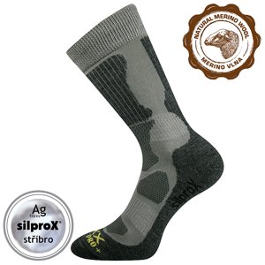 VOXX® ponožky Etrex světle šedá 1 pár 35-38 102865