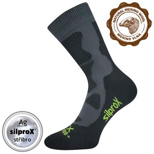 VOXX ponožky Etrex tmavě šedá 1 pár 39-42 102874