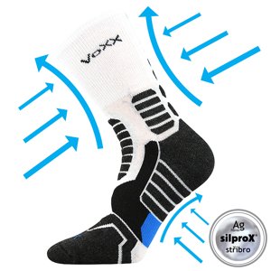 VOXX kompresní ponožky Ronin bílá 1 pár 35-38 111133