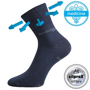 VOXX® ponožky Mission Medicine tmavě modrá 1 pár 35-38 101574