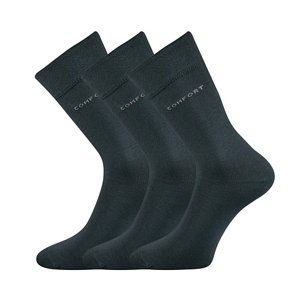 BOMA ponožky Comfort tmavě šedá 3 pár 43-46 100309