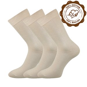 BOMA ponožky Blažej béžová 3 pár 46-48 100233