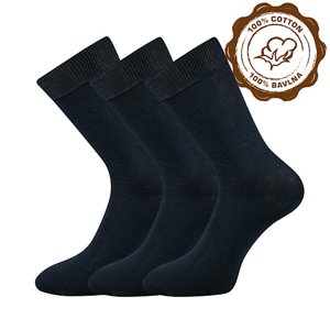 BOMA ponožky Blažej tmavě modrá 3 pár 41-42 100222