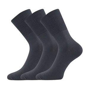 BOMA ponožky Eduard tmavě šedá 3 pár 35-38 100812