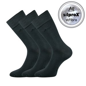 LONKA ponožky Desilve tmavě šedá 3 pár 35-38 100536