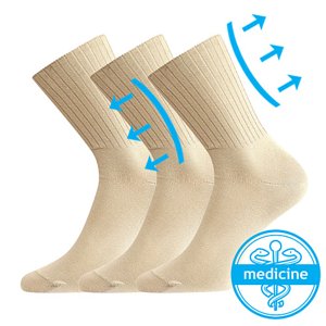 BOMA® ponožky Diarten béžová 3 pár 41-42 100591