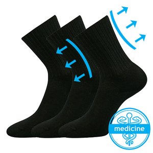 BOMA® ponožky Diarten černá 3 pár 38-39 100587
