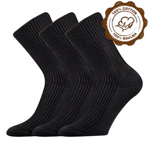 BOMA ponožky Pepina černá 3 pár 35-37 109135
