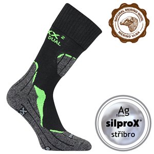 VOXX® ponožky Dualix černá 1 pár 35-38 108998