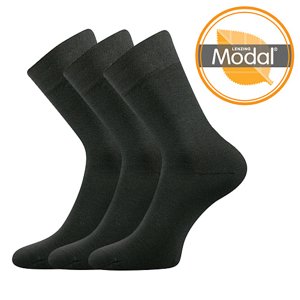 LONKA® ponožky Dypak tmavě šedá 3 pár 35-38 100795