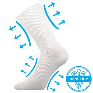 LONKA® ponožky Oregan bílá 1 pár 35-38 108554