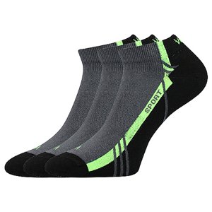 VOXX ponožky Pinas tmavě šedá 3 pár 35-38 113272
