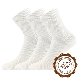 BOMA ponožky Romsek bílá 3 pár 20-22 102002