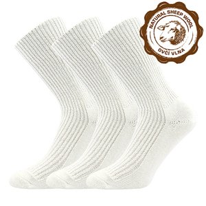 BOMA® ponožky Říp bílá 3 pár 43-45 103362