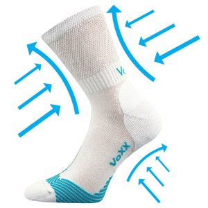 VOXX kompresní ponožky Shellder bílá 1 pár 35-38 112355