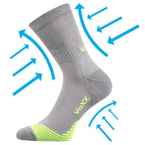 VOXX kompresní ponožky Shellder šedá 1 pár 000000599400101387