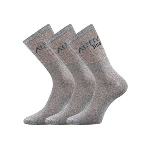 BOMA ponožky Spotlite 3pack světle šedá 1 pack 39-42 112925