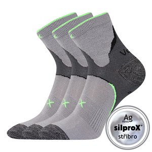 VOXX® ponožky Maxter silproX světle šedá 3 pár 35-38 101541
