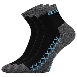 VOXX® ponožky Vector černá 3 pár 35-38 113249