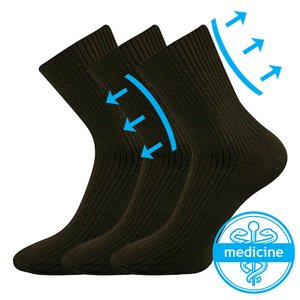 BOMA ponožky Viktor hnědá 3 pár 43-45 102134