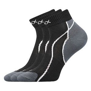 VOXX ponožky Grand černá 3 pár 35-38 110995