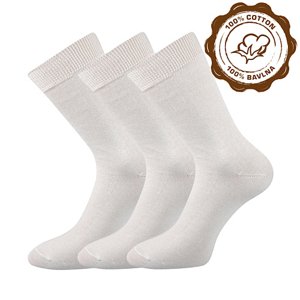 LONKA ponožky Habin bílá 3 pár 41-42 101072