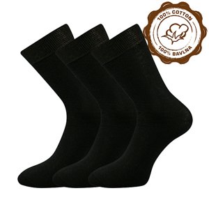 LONKA ponožky Habin černá 3 pár 43-45 101081