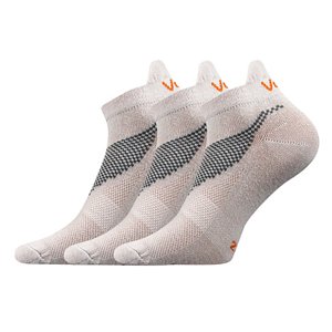 VOXX® ponožky Iris světle šedá 3 pár 35-38 101228