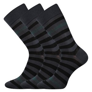 LONKA ponožky Demertz tmavě šedá 3 pár 39-42 113911