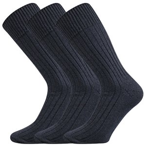 BOMA ponožky Pracovní antracit 3 pár 39-42 114548