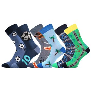 LONKA ponožky Doblik mix kluk 3 pár 20-24 118006