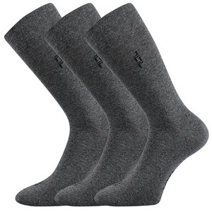 LONKA ponožky Despok antracit melé 3 pár 43-46 114766
