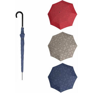 Doppler Long AC Carbonsteel BLOOM Dámský holový deštník červená 714765B01