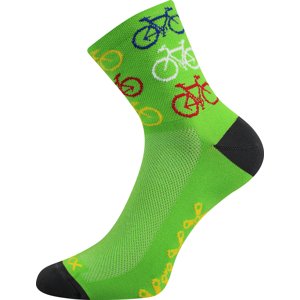 VOXX ponožky Ralf X bike/zelená 1 pár 39-42 115173